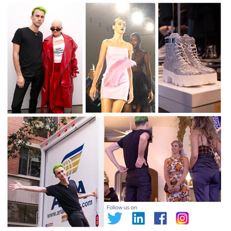 Aria Logistics at Fashion Week S’S19