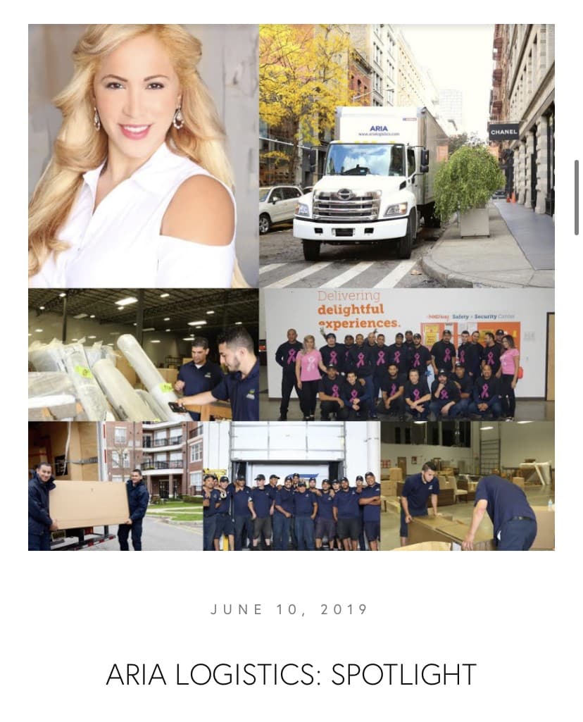 Aria Logistics Spotlight by Karen Giberson