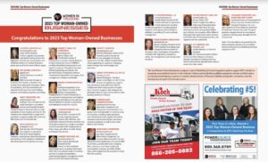 Aria Logistics named in Women in Trucking 2023 Top Woman-Owned Businesses in Transportation