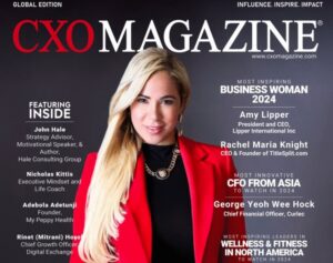 Arelis Bonilla CEO of Aria Logistics on the cover of CXO Magazine Most Inspiring Business Woman 2024