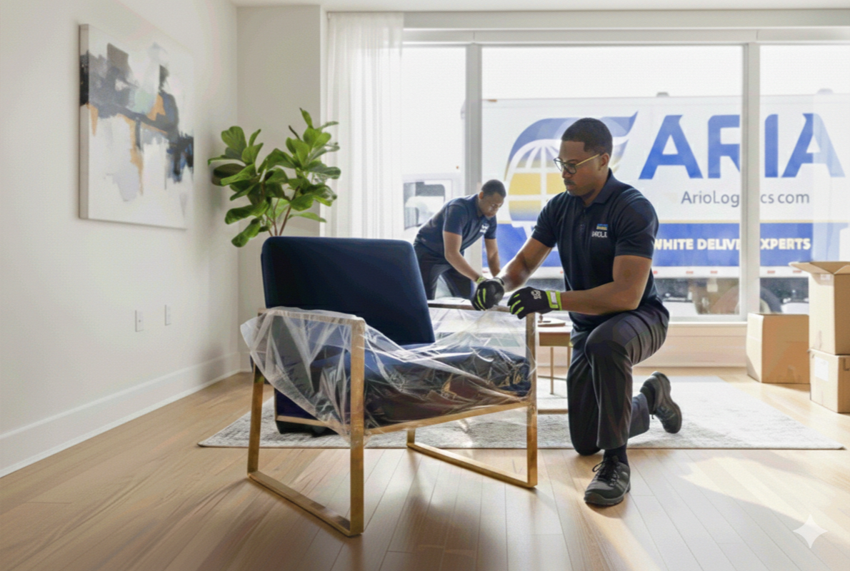 From Warehouse to Living Room: What Happens During a White-Glove Delivery